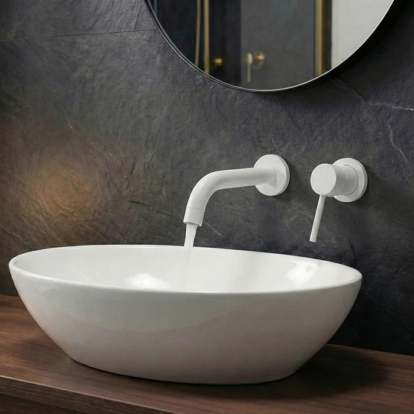 Auslauf für Unterputzarmatur Rea Lungo 20 cm White  3