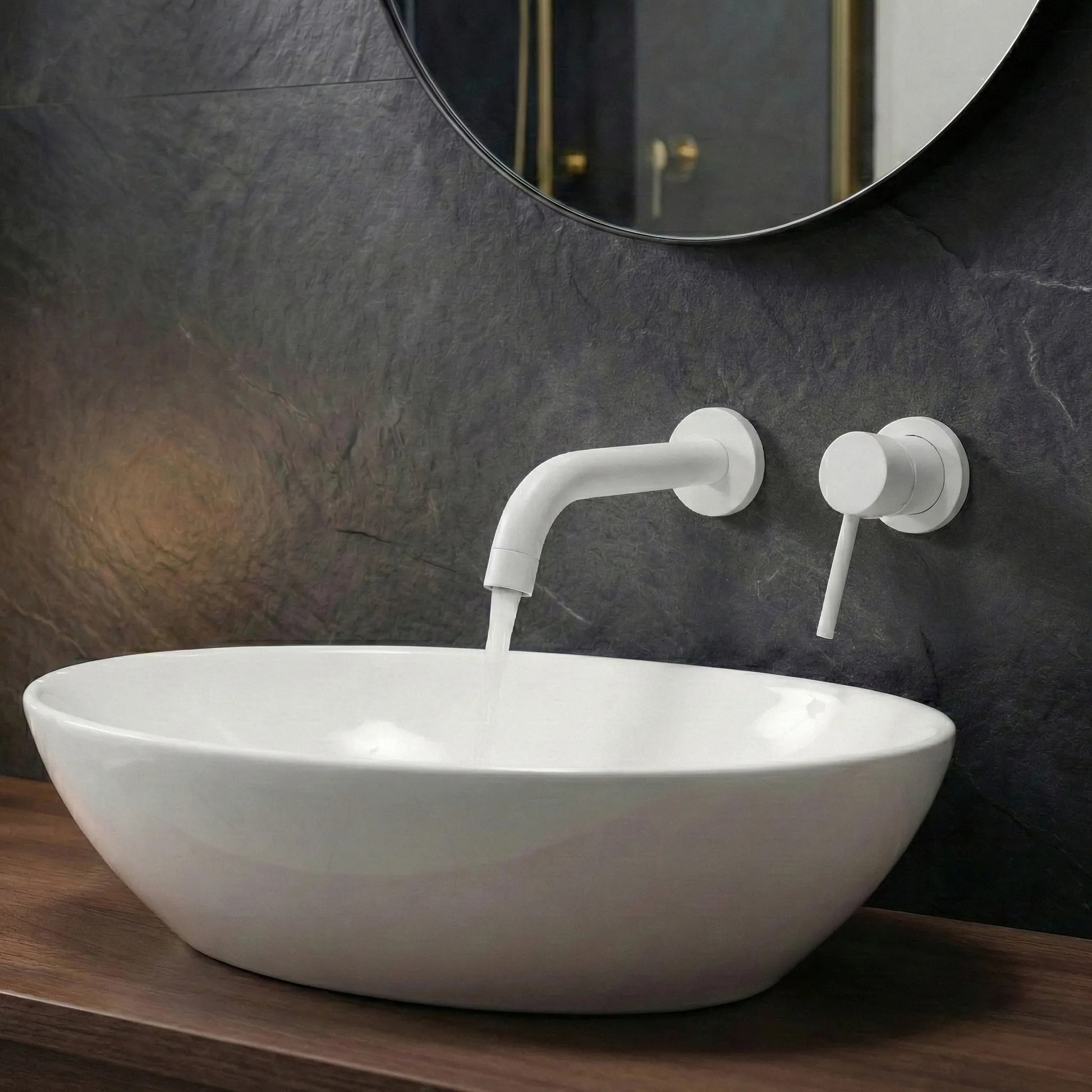 Auslauf für Unterputzarmatur Rea Lungo 20 cm White  3