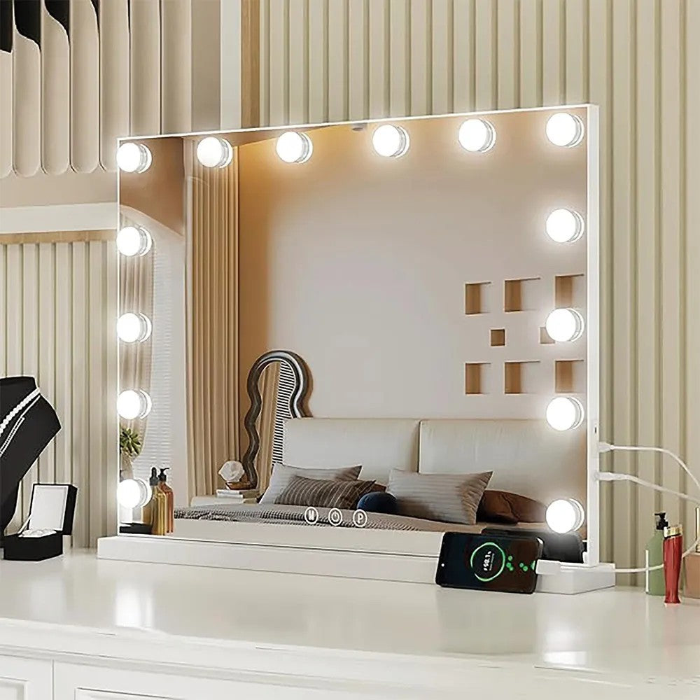 Spiegel LED HOLLYWOOD White  3