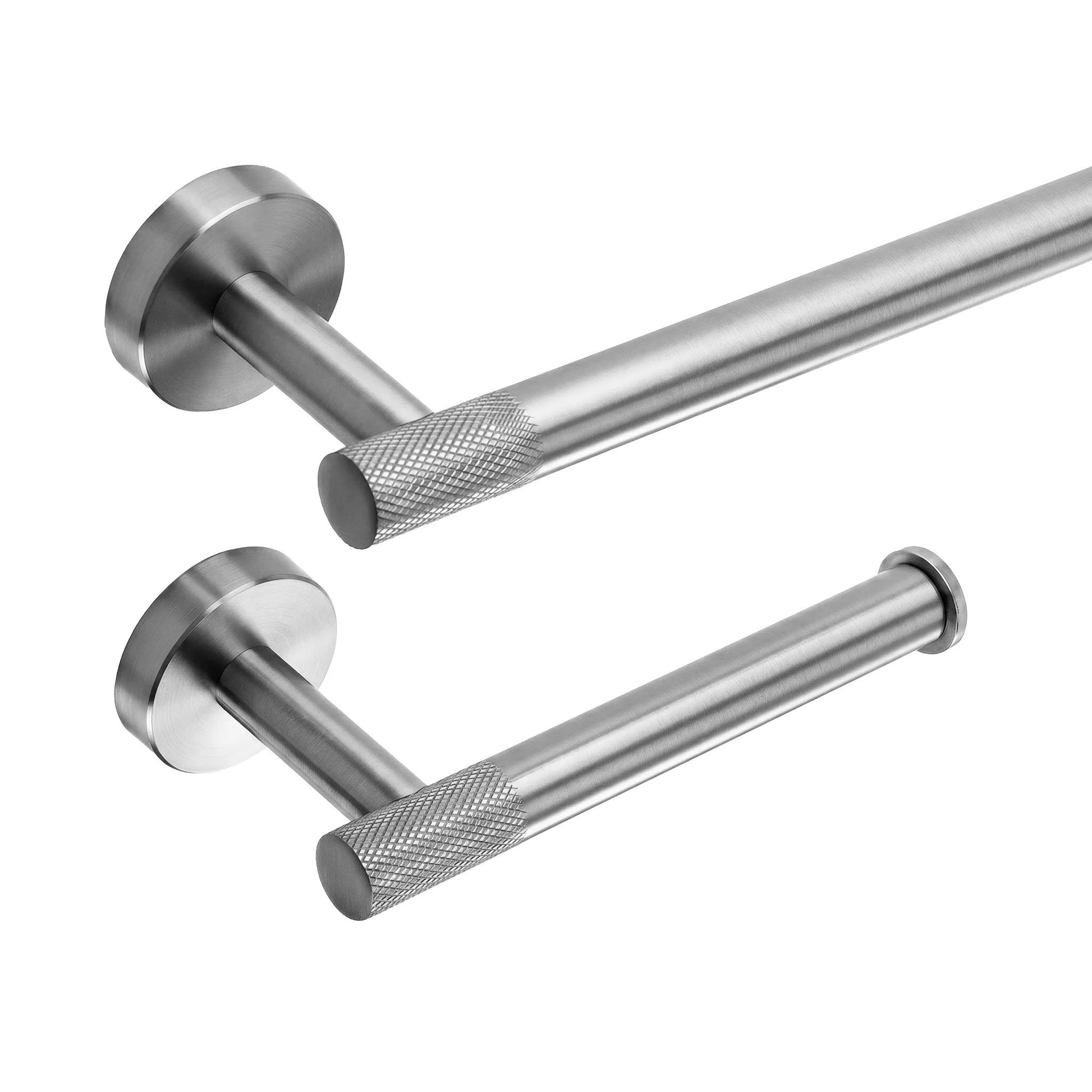 Badezimmer-Accessoire-Set GRID Brush Nickel 4-teilig  3