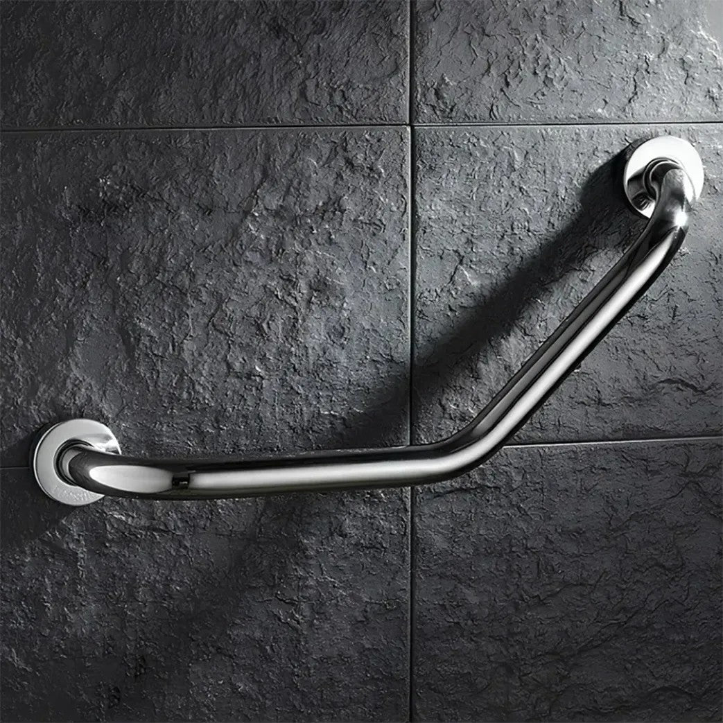 Angewinkelte Badezimmer-Haltestange Chrome  3