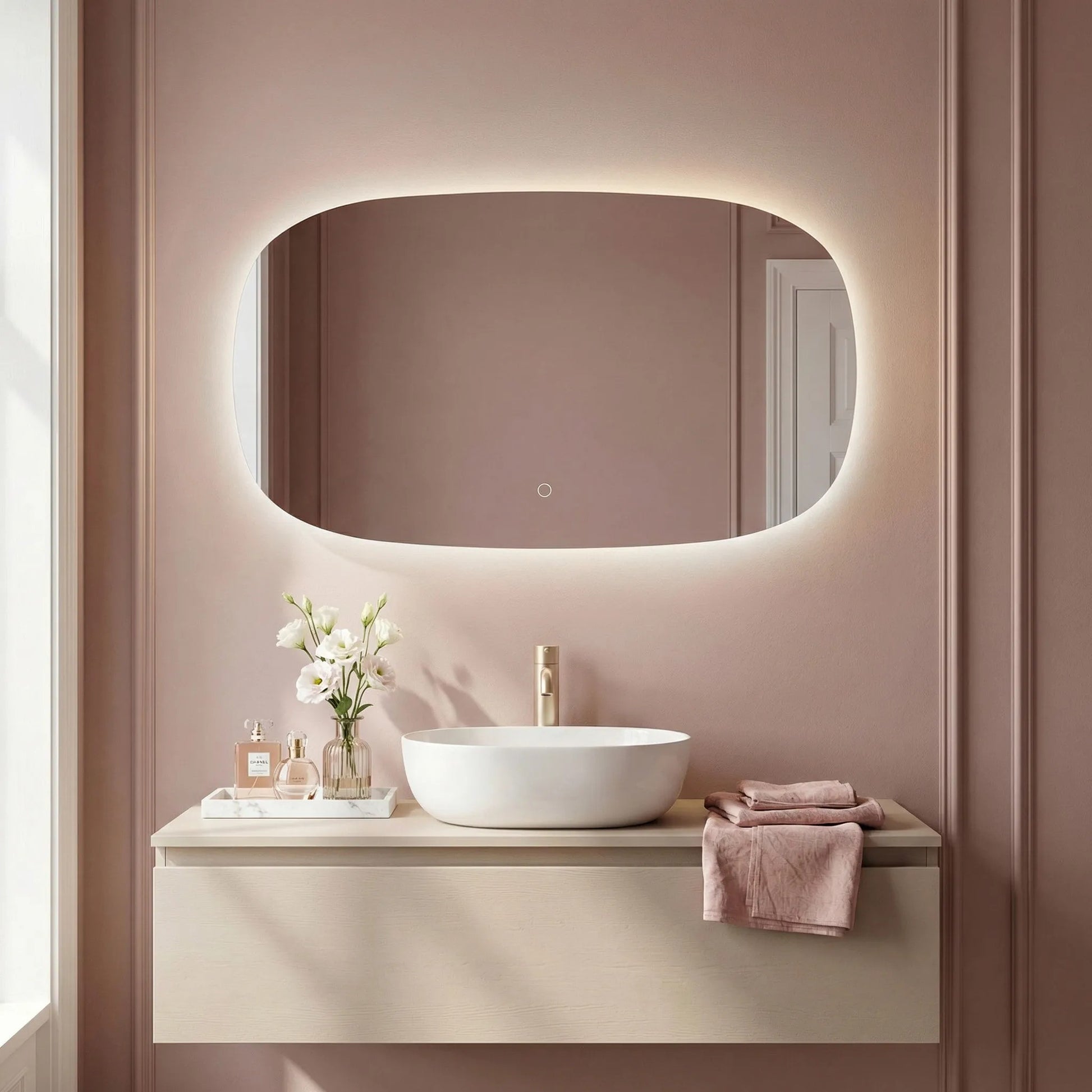 Spiegel LED 100x60cm TOP-4  3
