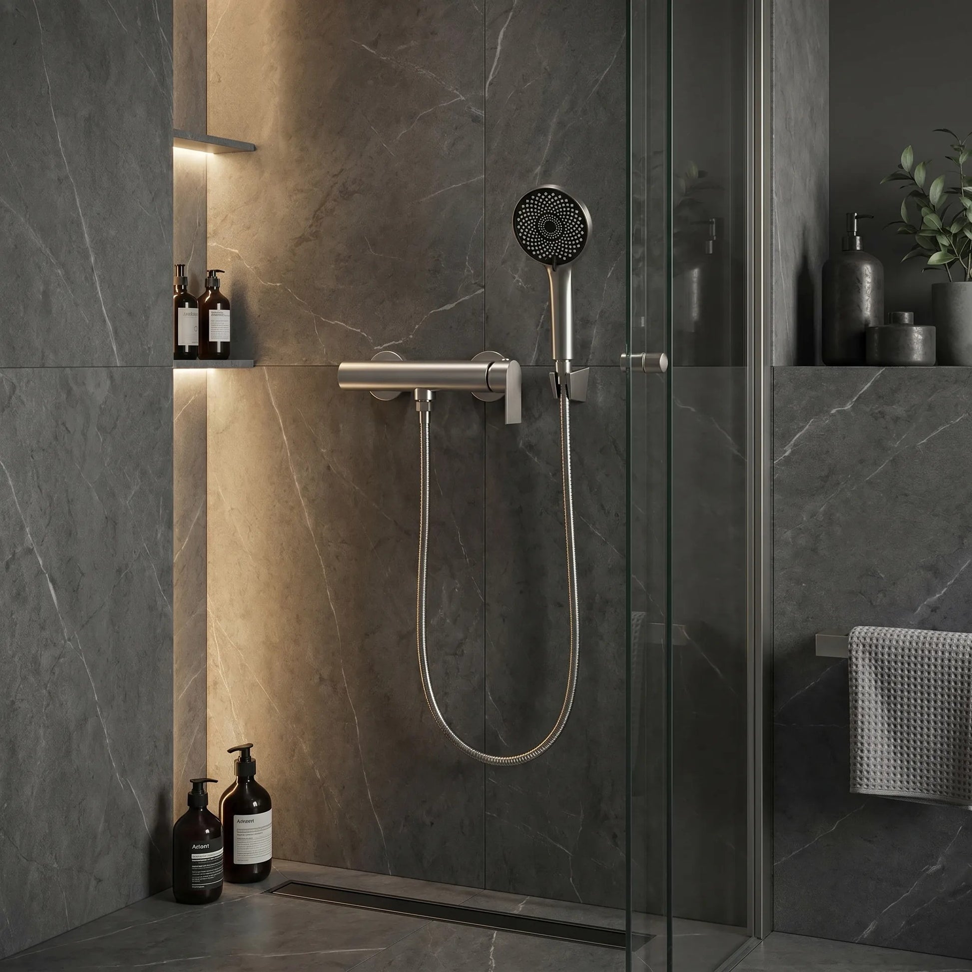 Duscharmatur Rea Hunter Brushed Nickel  3