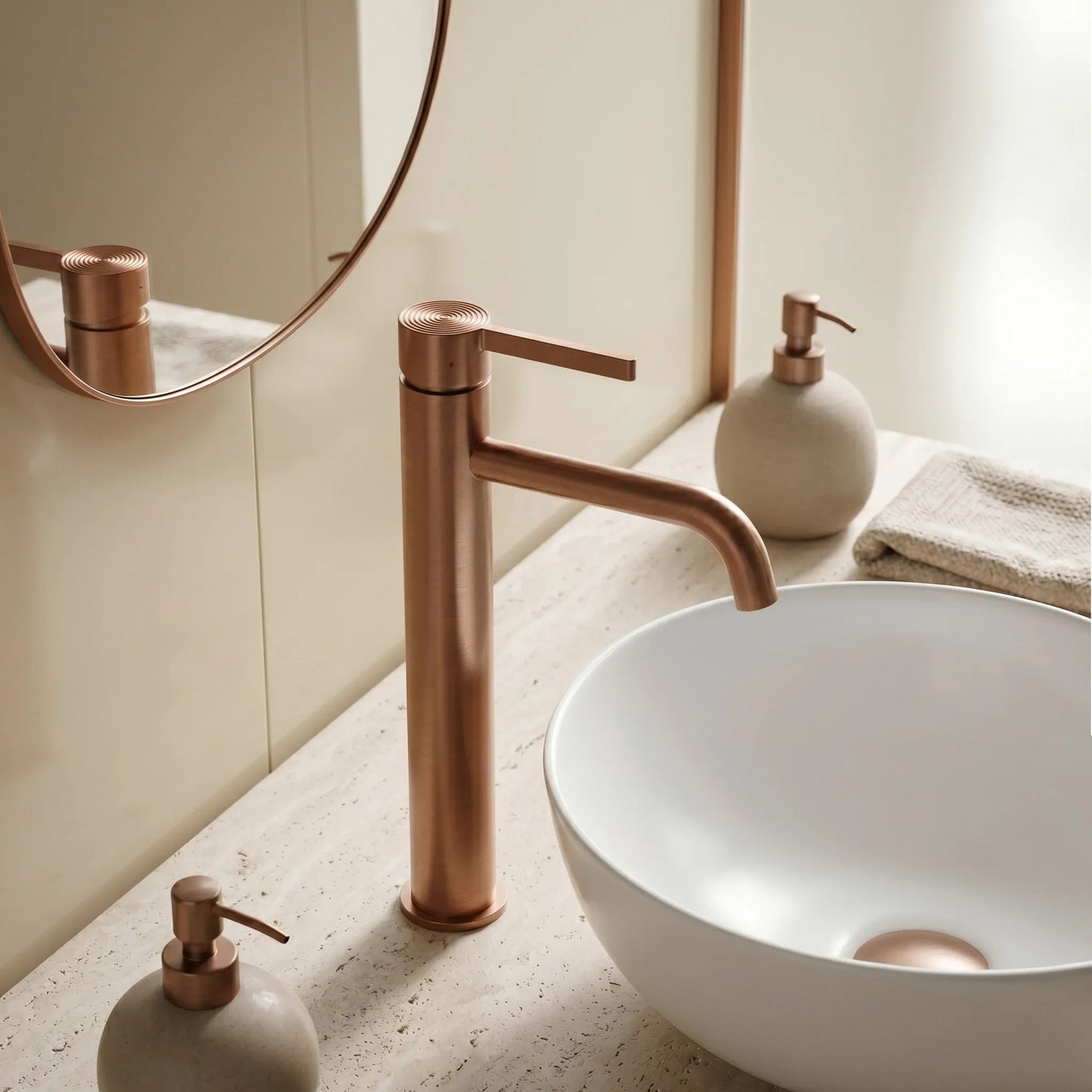 Waschbeckenarmatur Rea Foster Brush Copper  3
