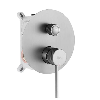 Unterputz Duschset Rea Lungo Stripe Nickel Brush + BOX  3