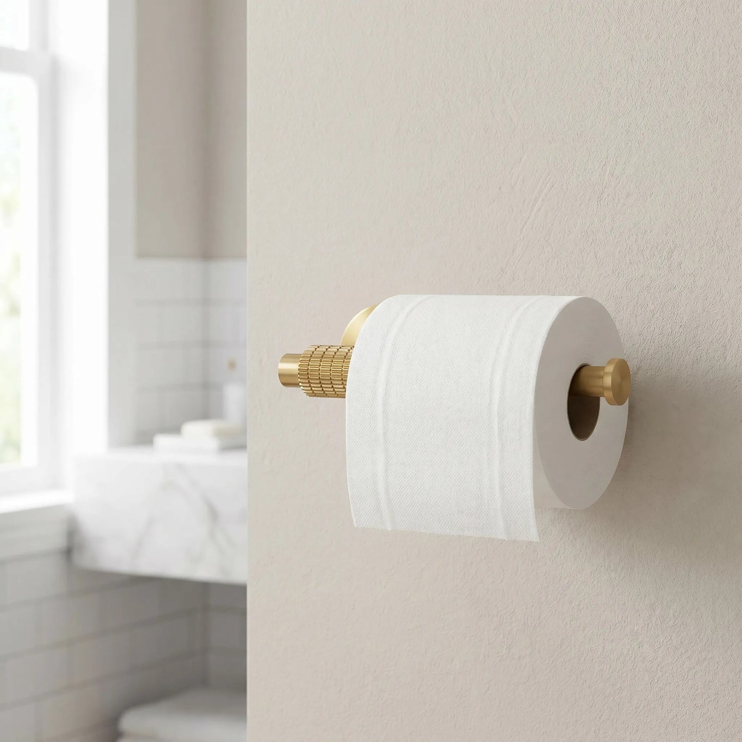 Halter für Toilettenpapier 29105 Rivo Brush Gold  3