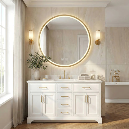 Spiegel LED 70cm MMJ BRUSH GOLD  3
