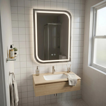 Spiegel LED ZONE 70x50 BRUSH NICKEL  3