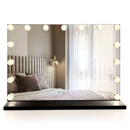 Spiegel LED HOLLYWOOD Black 80x60  3