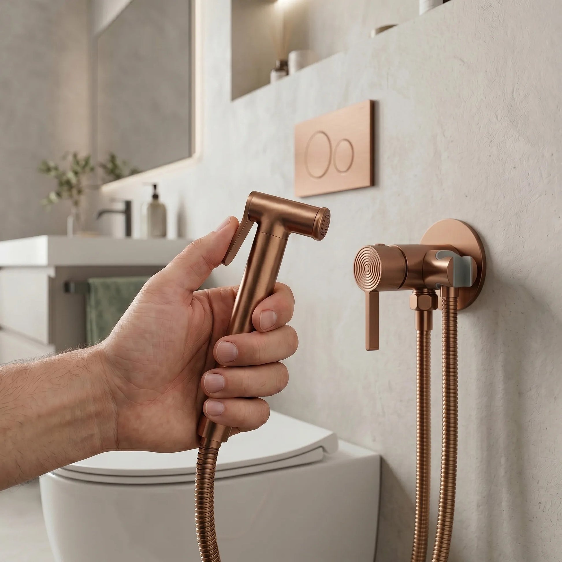 Bidetarmatur Rea Foster Brush Copper  3