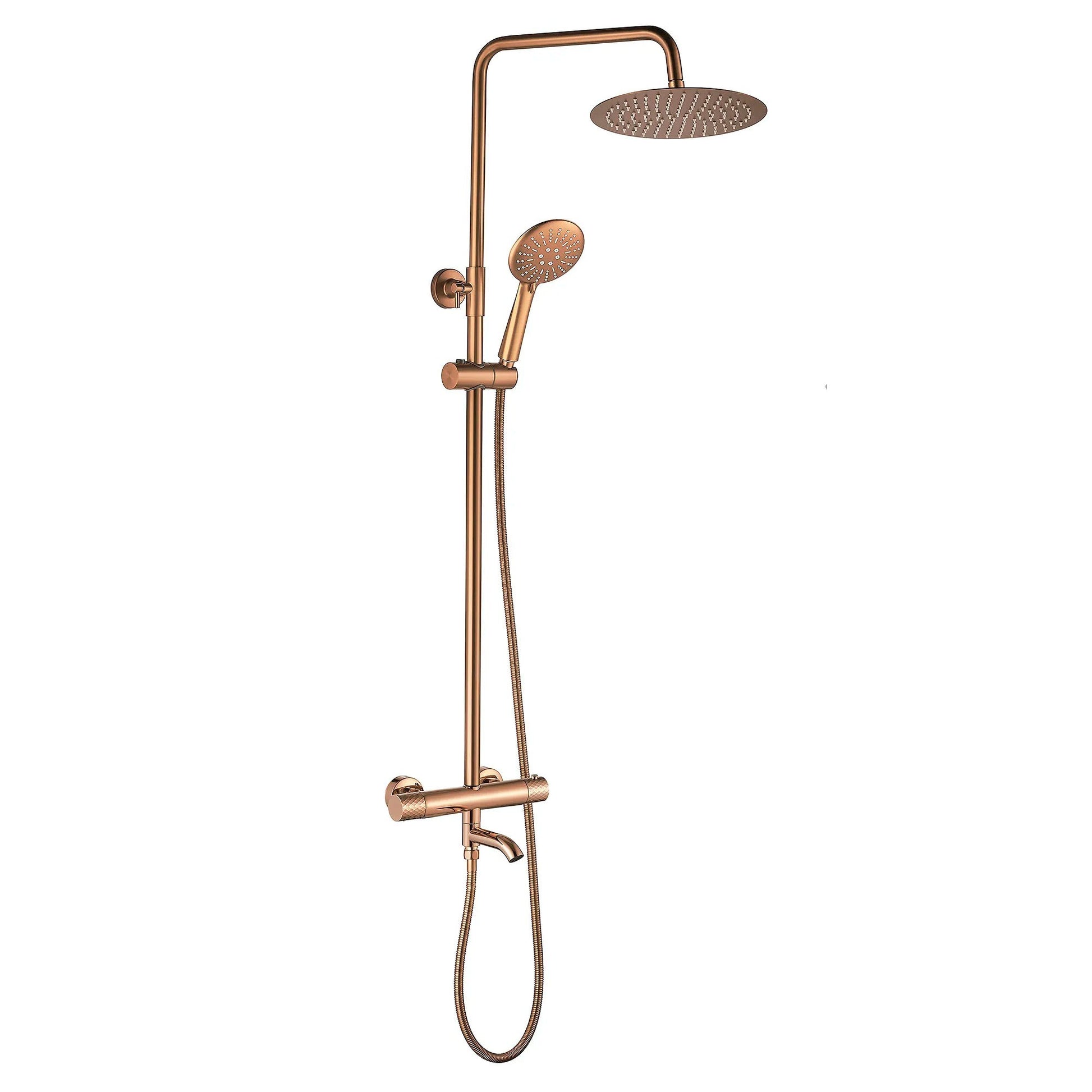 Thermostat Duschset Lungo Diamond Copper  3