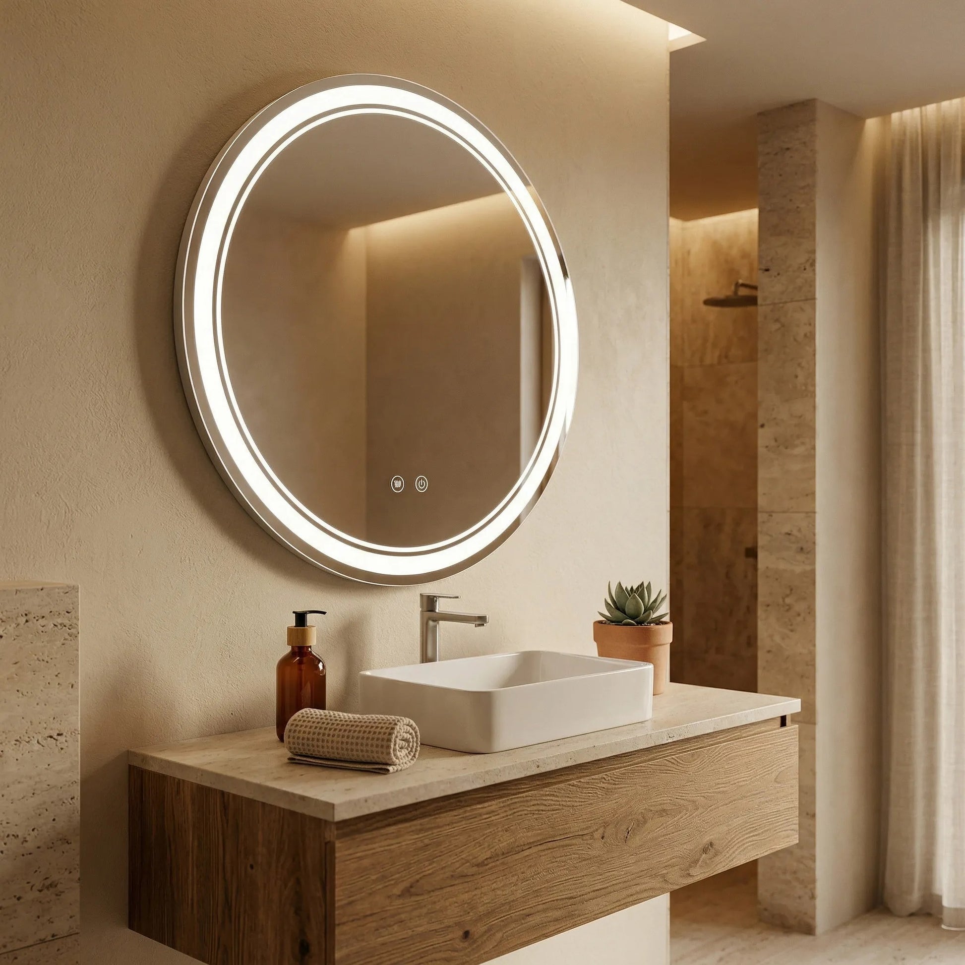 Spiegel LED SOFT 80  3