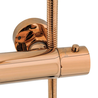 Duschgarnitur Mit Thermostat REA Lungo Copper 3