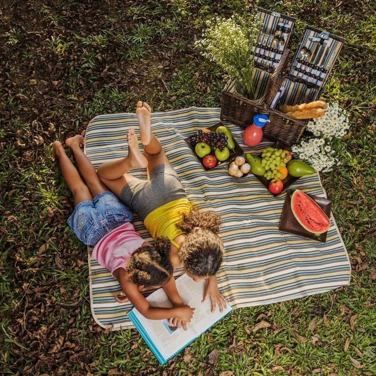 Picknick-Decke Blau 3