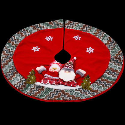 Weihnachtsbaum-Matte Red 80cm 3