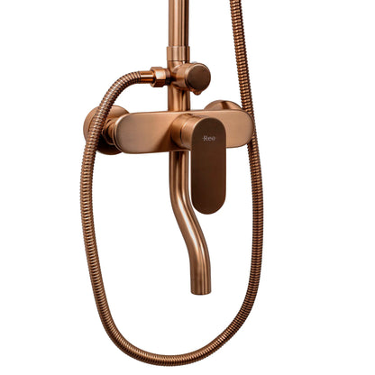 Duschgarnitur REA DROP Brush Copper 3
