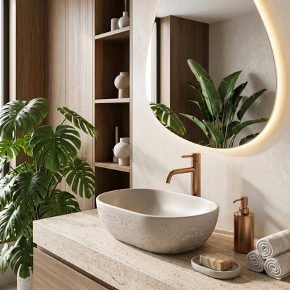 Aufsatzwaschbecken Rea Mira Greige 3