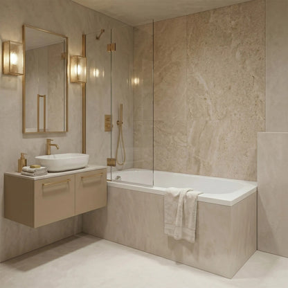 Acryl-Einbaubadewanne Rea Gloria 130 3