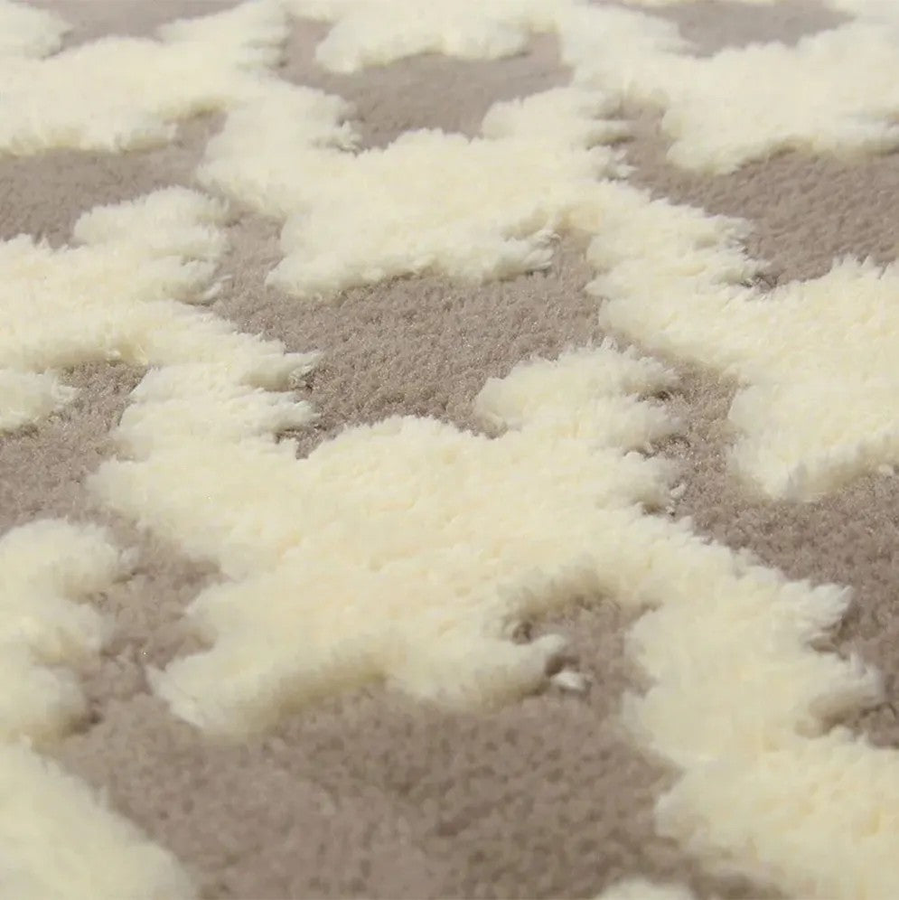 Plüschteppich Clover Pepitka Beige 160 X 230 3