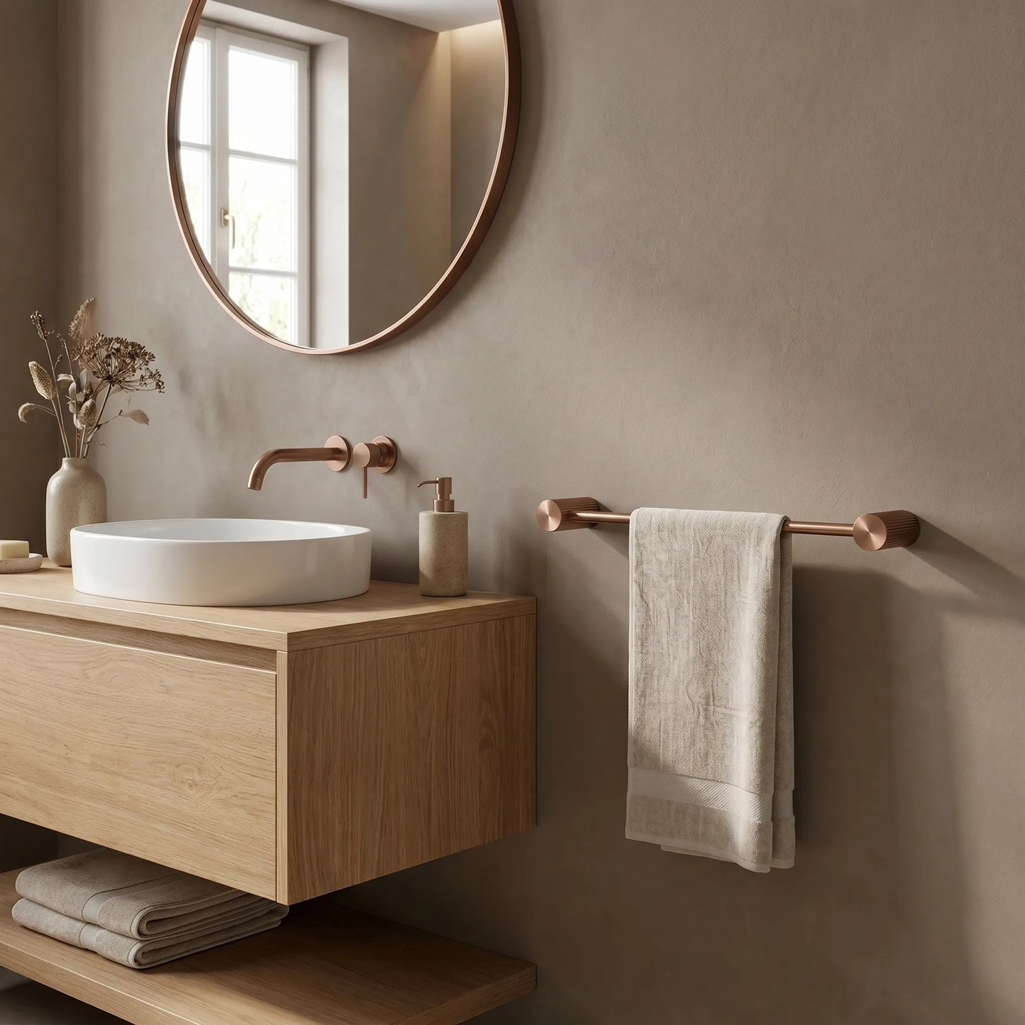 Badezimmer-Aufhänger 64101 SOLO Brush Copper 3