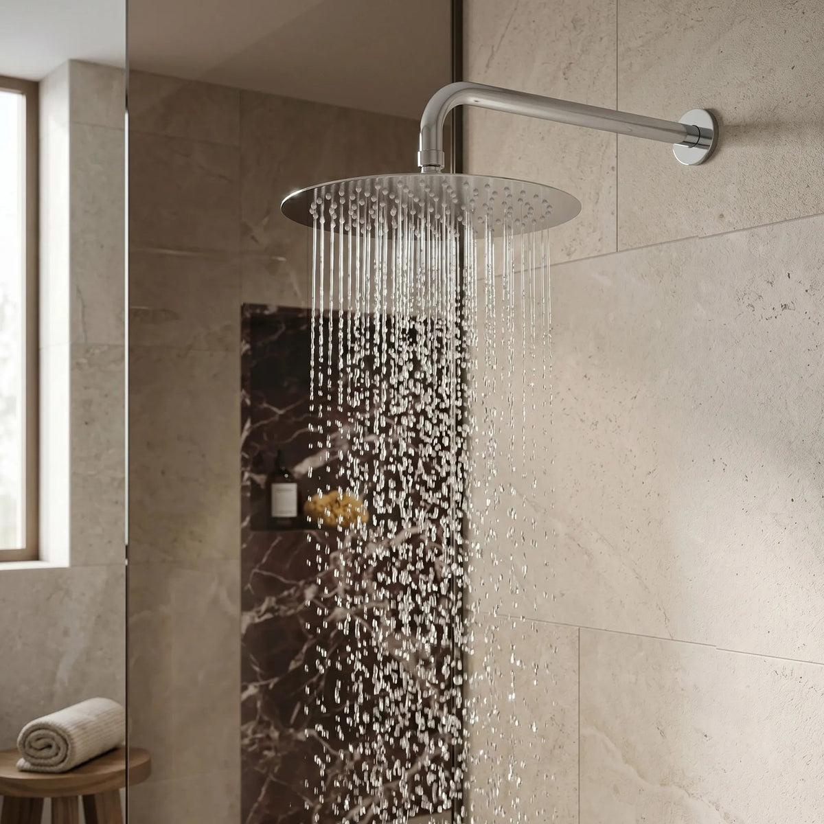 Runde Regendusche REA JS-P014 30cm Chrome 3
