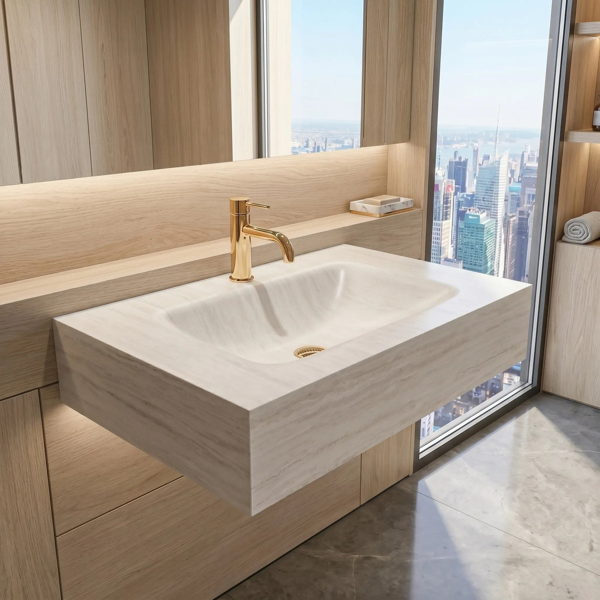 Wandwaschbecken REA Apollo Muralto Roma 80 3