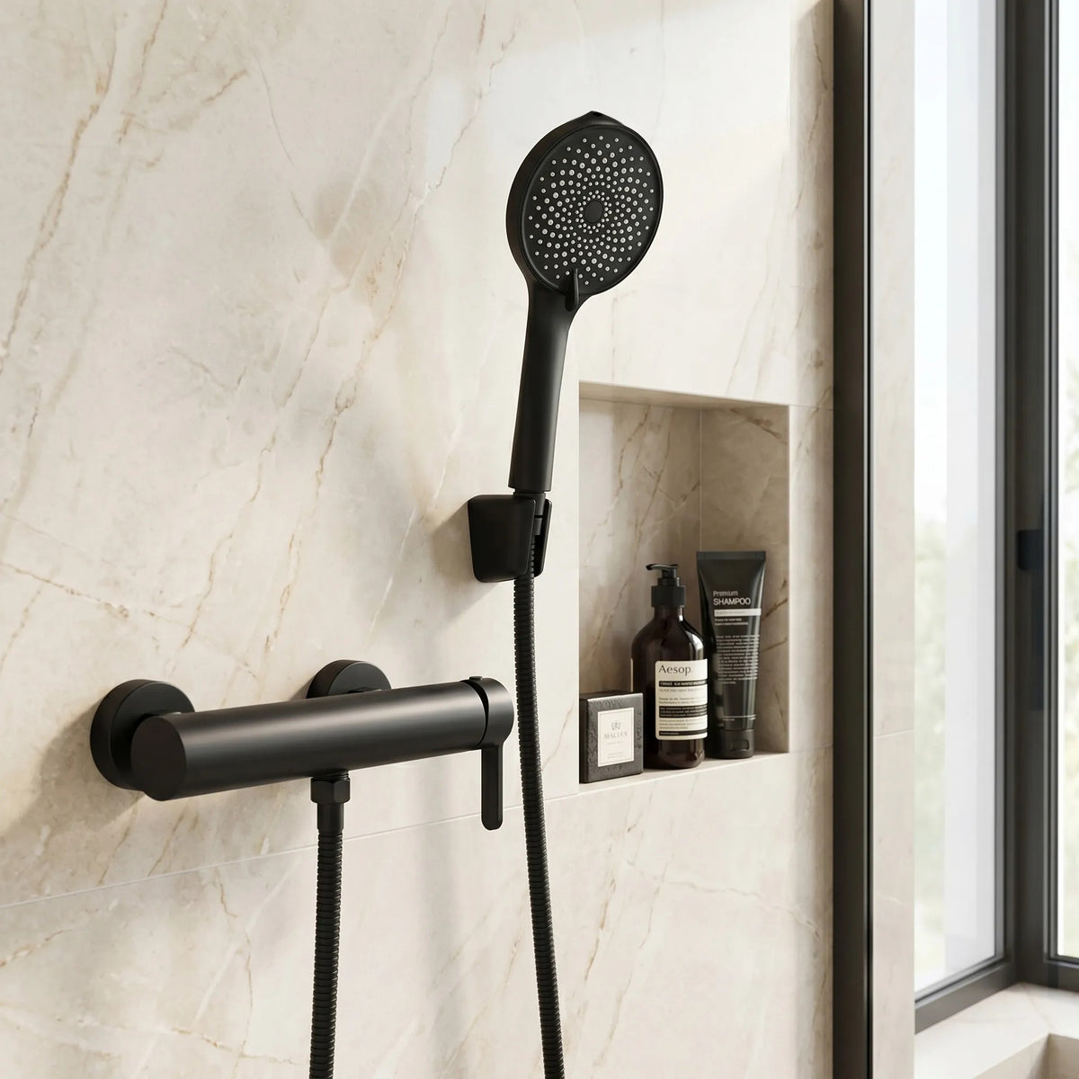 Badewannenarmatur REA Ontario Side Black 3