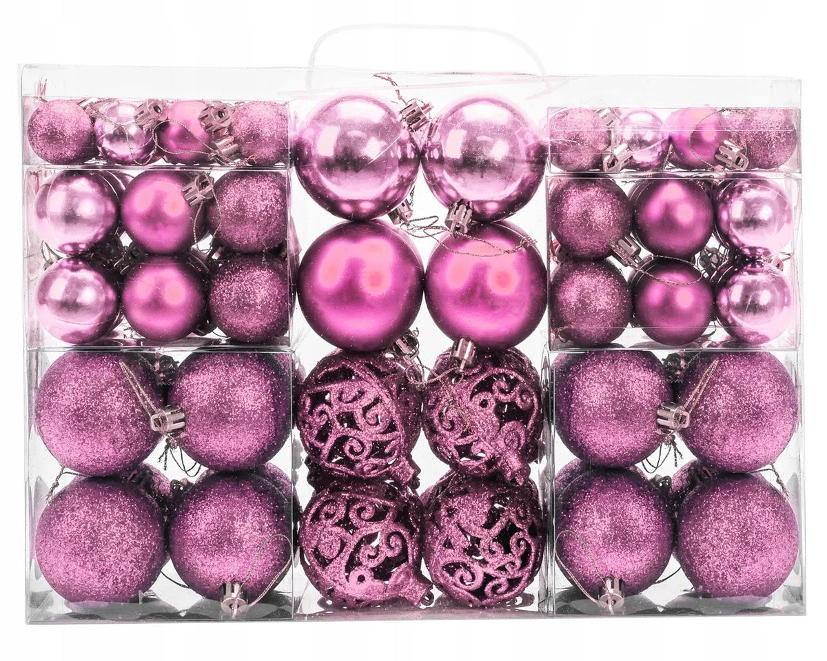 BOMBKI CHOINKOWE PINK 100SZT KL-21X03 3
