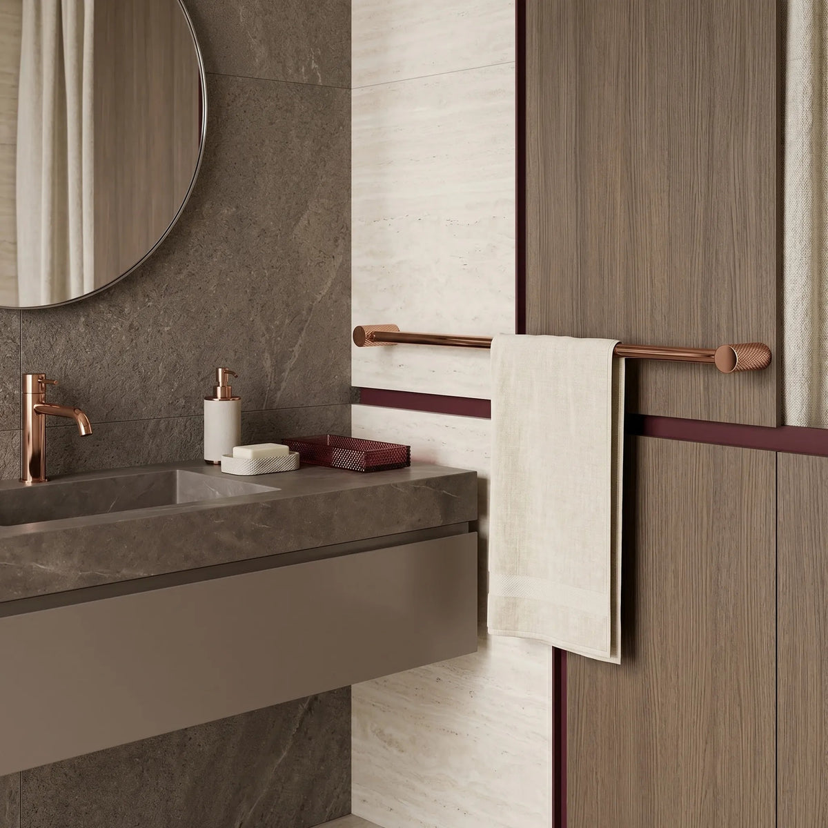 Badezimmer-Aufhänger A62301RG OTTO Copper 3
