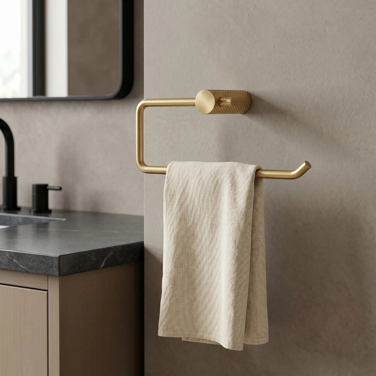 Badezimmer-Aufhänger A62310BG OTTO Brush Gold 3