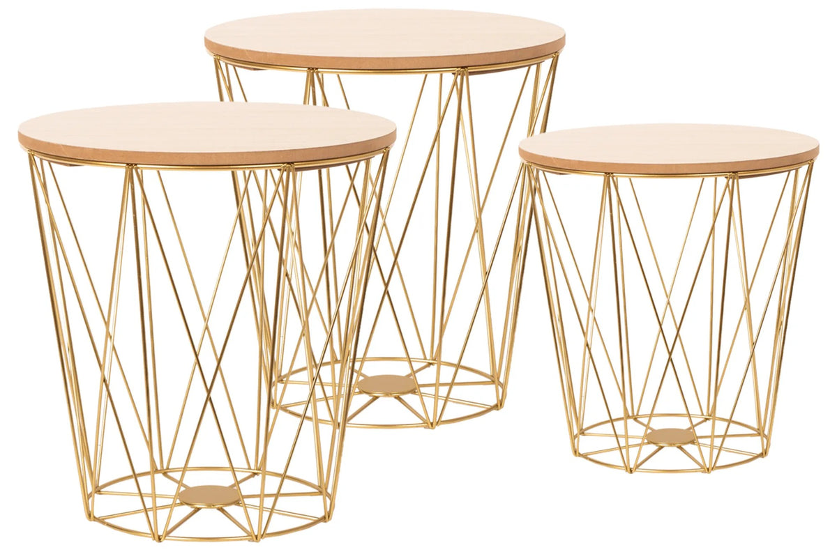 Kaffeetisch Twins Gold S 3