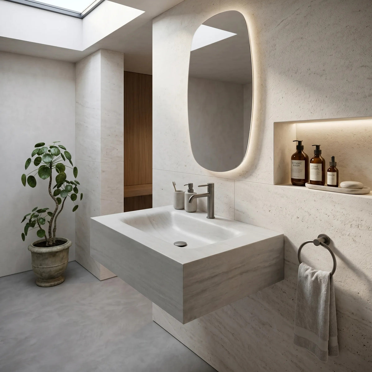 Wandwaschbecken REA Apollo Muralto Roma 70 3