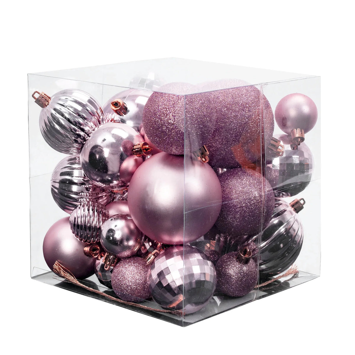 Christbaumkugeln 311433 ROSE RED 3