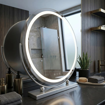 Spiegel LED MAKE-UP Chrome 50 cm  3