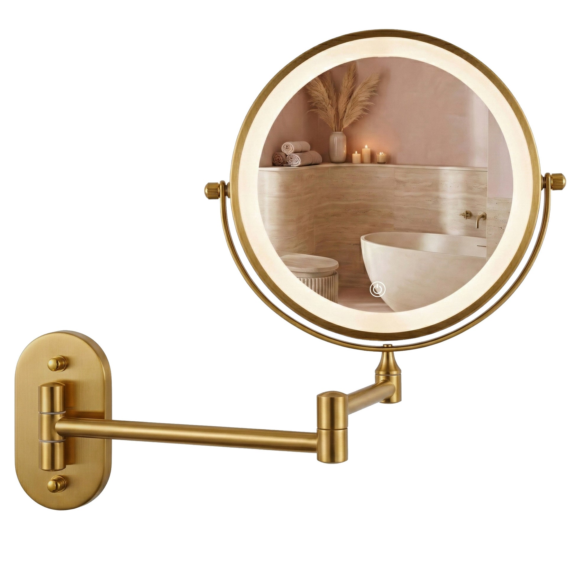 Spiegel LED Old Gold  10