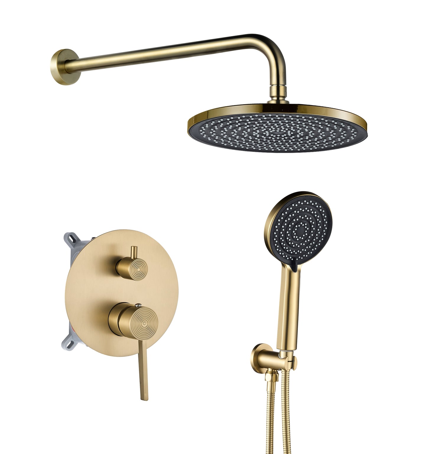 Unterputz Duschset Rea Foster Brush Gold + Box  1