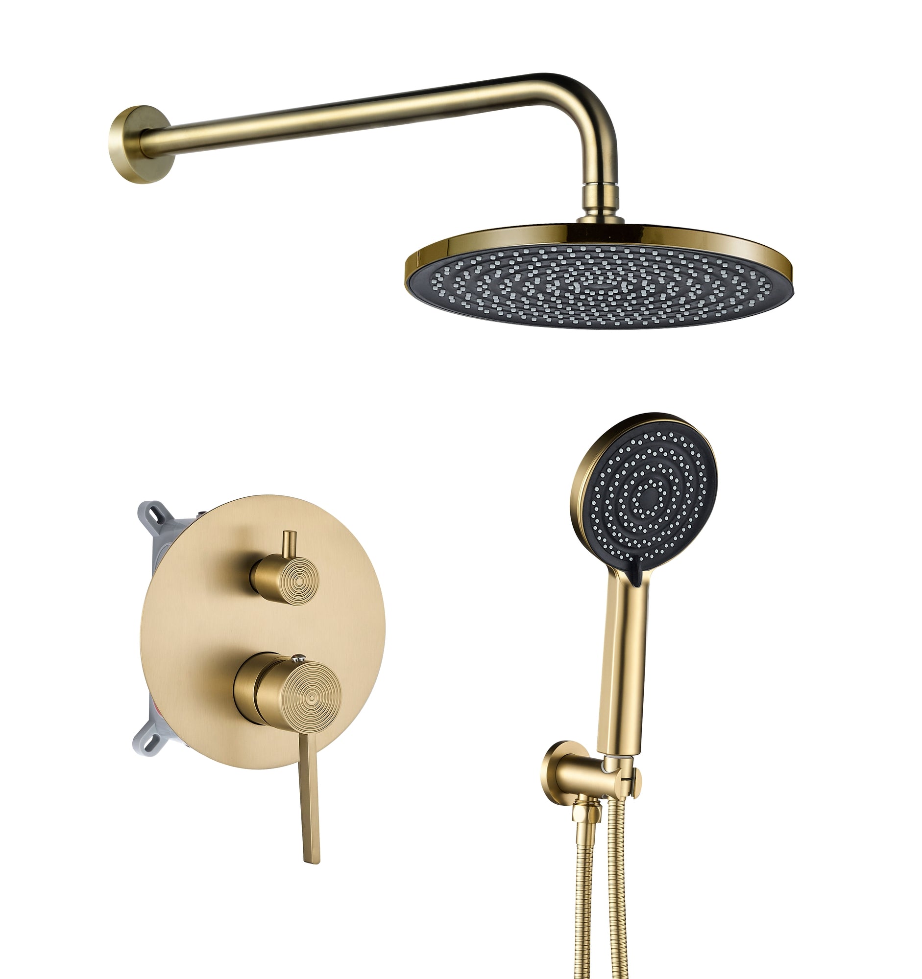Unterputz Duschset Rea Foster Brush Gold + Box  1
