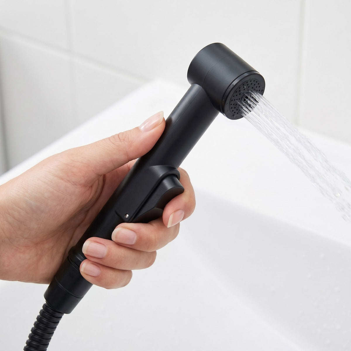 Waschtischarmatur Mit Bidetta Rea Lungo Black 5