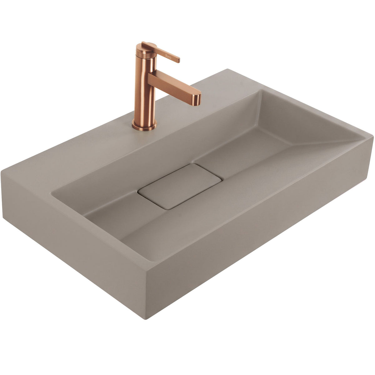Waschbecken Konglomerat Rea GOYA TAUPE 60CM 11
