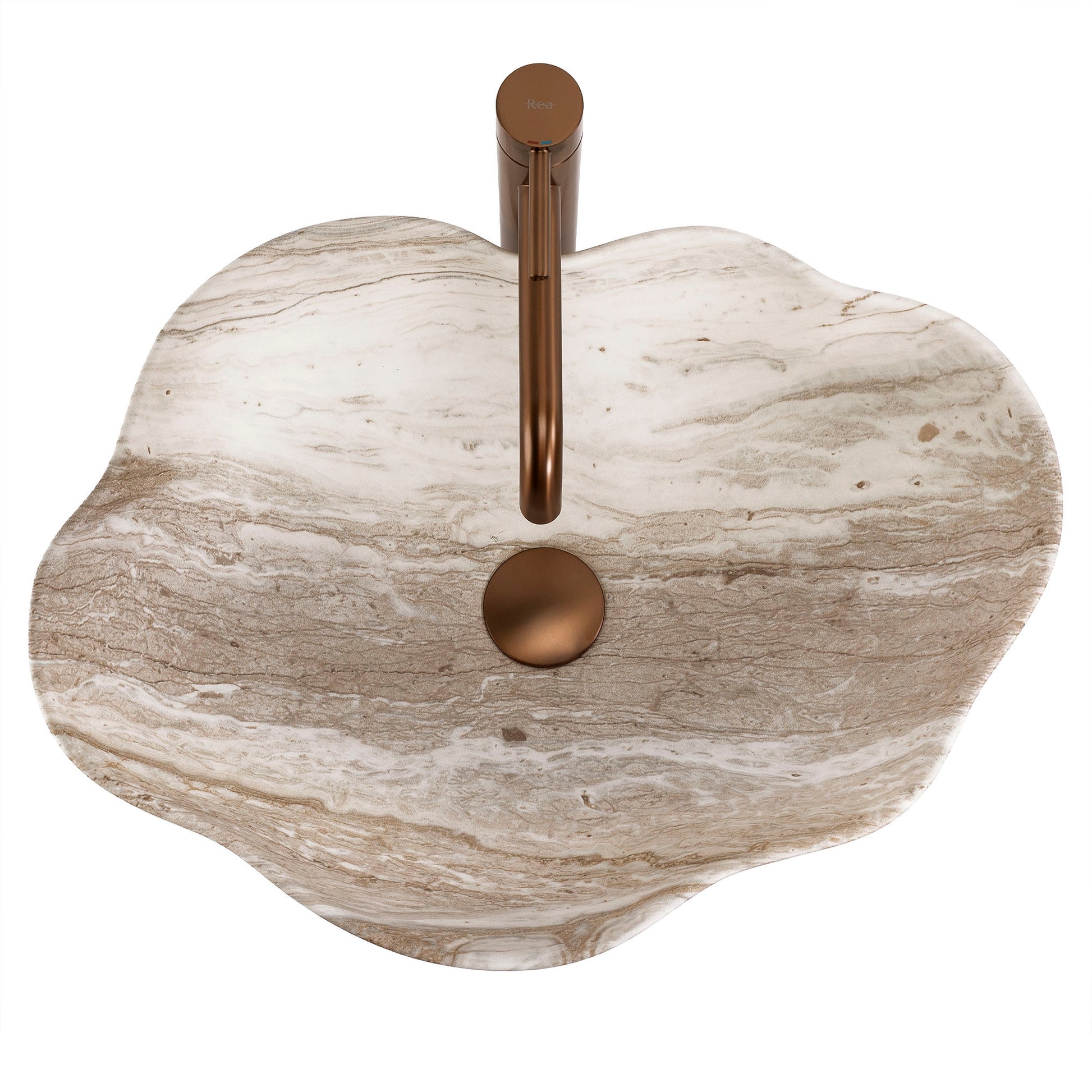 Aufsatzwaschbecken Rea Pearl Saturn  6