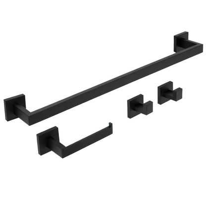 Badezimmer-accessoire-set Rio Black 4-teilig  6