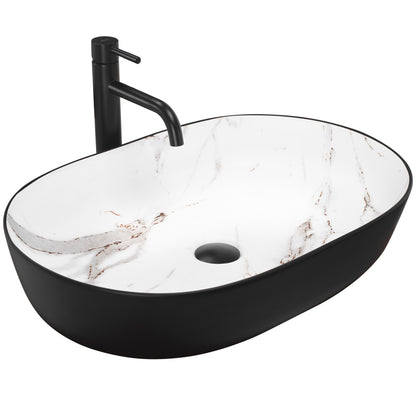 Aufsatzwaschbecken Rea CLEO BLACK AIAX MATT  1