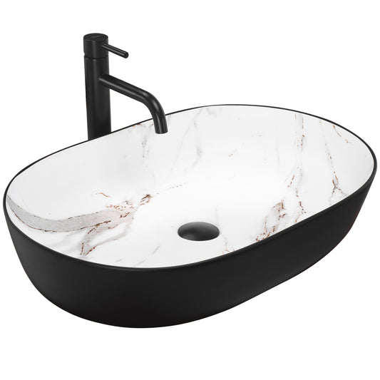 Aufsatzwaschbecken Rea CLEO BLACK AIAX MATT  1