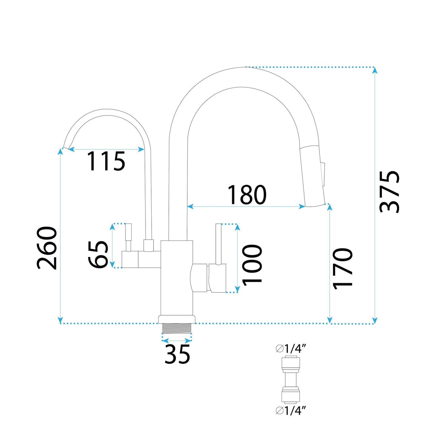Küchearmatur Rea Eco Fresh Gold  6