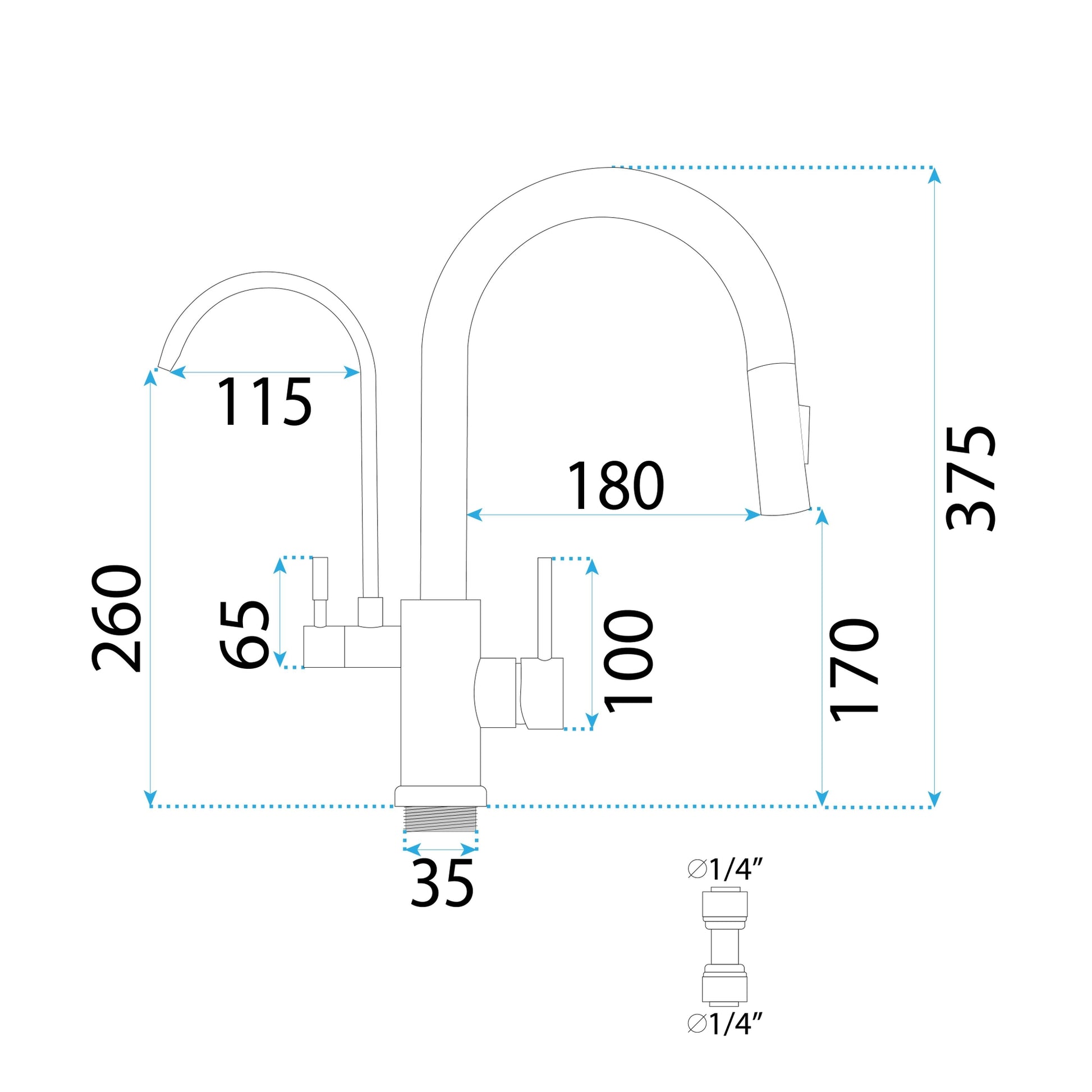 Küchearmatur Rea Eco Fresh Gold  6