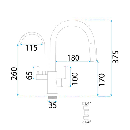 Küchearmatur Rea Eco Fresh Gold  6