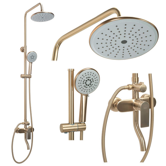 Duschgarnitur Rea VERSO BRUSHED GOLD  1