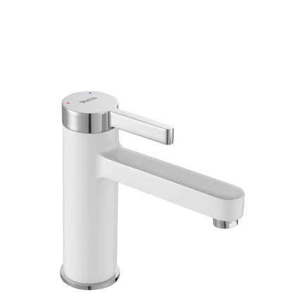 Waschbeckenarmatur REA Polo White Chrom Low  1