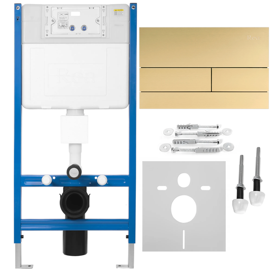 Vorwandelement für WC Rea T Brush Gold  1