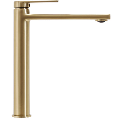 Waschbeckenarmatur Rea Verso Brush Gold high  2